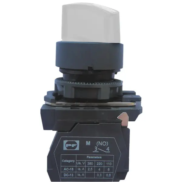 Перемикач Promfactor FP FP5-AK3165230 2NO білий (FP5-AK3165230) Перемикач Promfactor FP FP5-AK3165230 2NO білий (FP5-AK3165230)