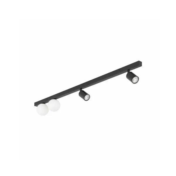 Светильник поворотный, спот TK Lighting 10002 Vox GU10+G9 4x10+6W IP20 Черный