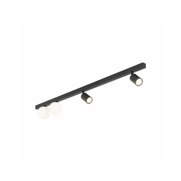 Светильник поворотный, спот TK Lighting 10002 Vox GU10+G9 4x10+6W IP20 Черный - фото №3