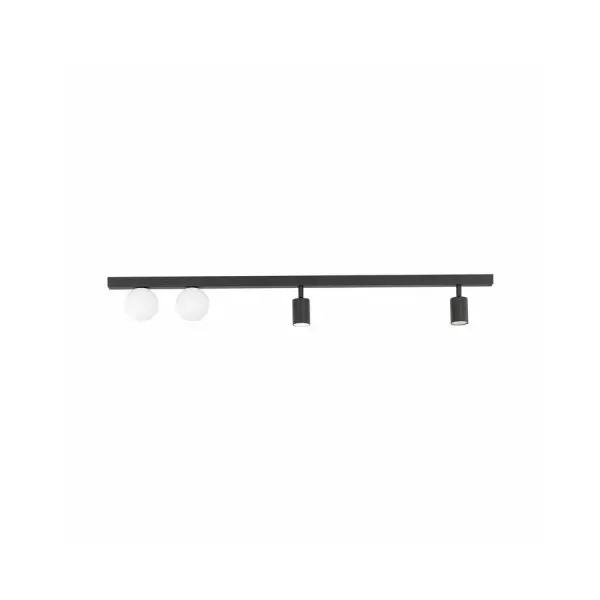 Светильник поворотный, спот TK Lighting 10002 Vox GU10+G9 4x10+6W IP20 Черный - фото №4