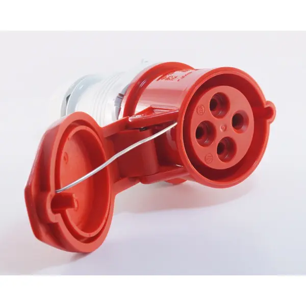 Трифазний переносний роз'єм WALTHER WL330406 (3P+E) 32А 380V IP44 - фото №4