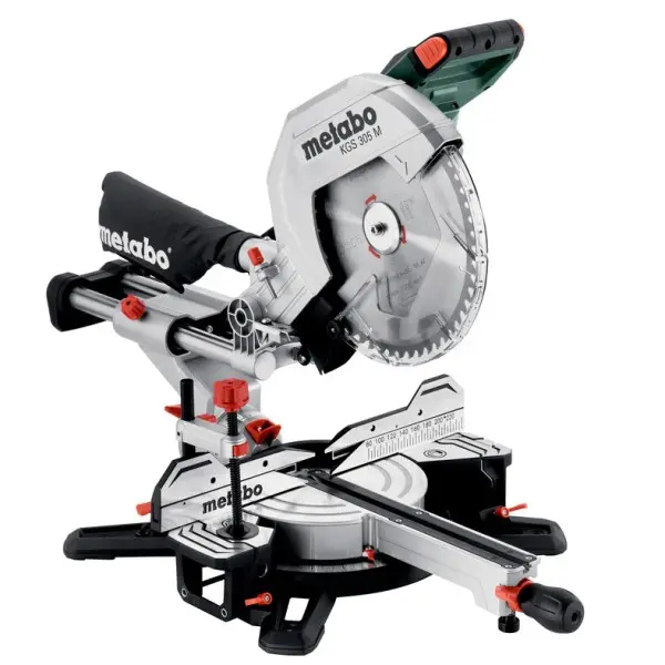 Торцювальна пила з тяговою функцією Metabo KGS 254 M 1800Вт диск 92х305 4500 об/хв LED (613254000) Торцювальна пила з тяговою функцією Metabo KGS 254 M 1800Вт диск 92х305 4500 об/хв LED (613254000)