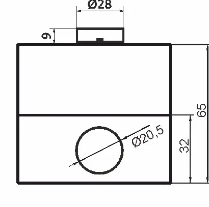Одноместный пост управления Promfactor FP5-BOX1W1 с кнопкой "I" (Start) - фото №3 Одноместный пост управления Promfactor FP5-BOX1W1 с кнопкой "I" (Start) - фото №3