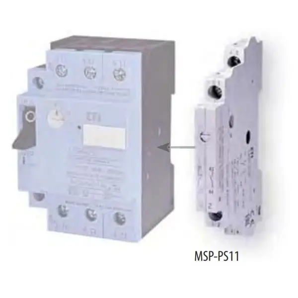 Блок контактов ETI 004646631 MSP-PS11 (1НО+1НЗ 3А 230V) - фото №1