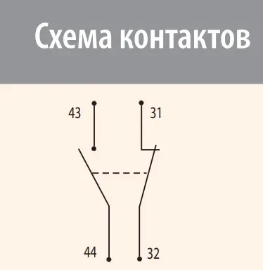 Блок контактов ETI 004646631 MSP-PS11 (1НО+1НЗ 3А 230V) - фото №3