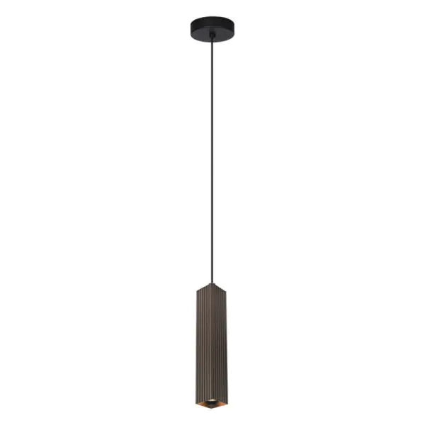Підвісний світильник, люстра Italux PND-37492-1-BRO Tecno GU10 1x10W IP20 бронзовий