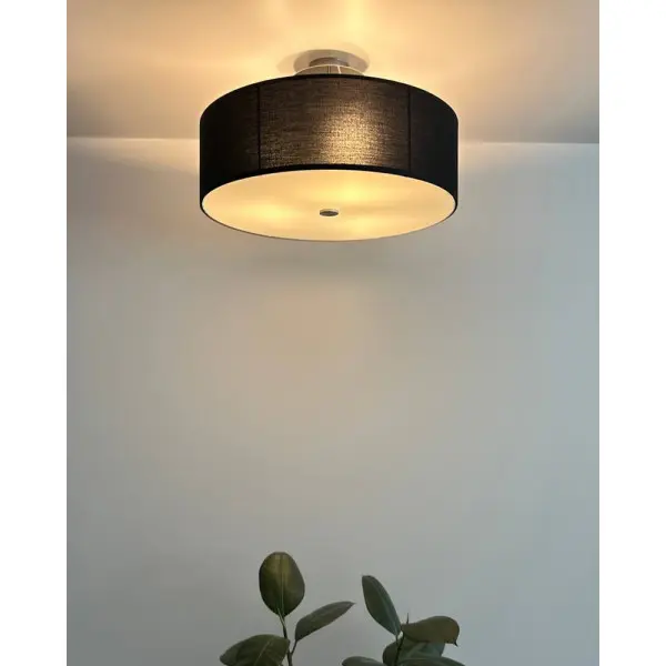 Люстра Nowodvorski 6390 Viviane E27 3x25W IP20 чорна - фото №1