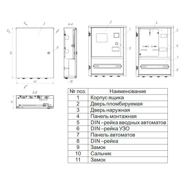 Корпус учета и распределения ЯУР-У4-16-1 - фото №3 Корпус учета и распределения ЯУР-У4-16-1 - фото №3