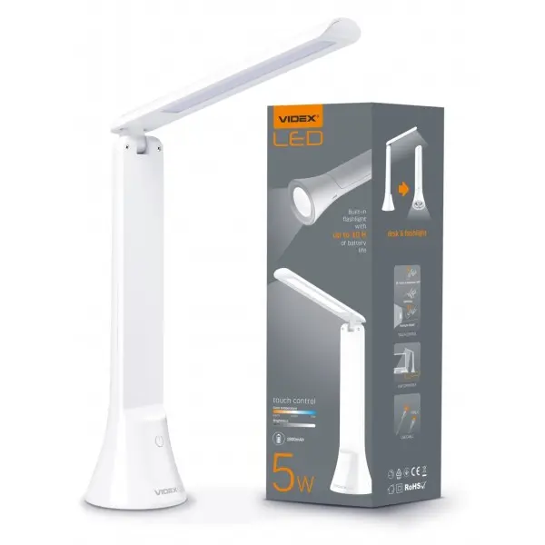 Настольный LED светильник Videx 5Вт 3000-5500К (VL-TF11W) - фото №5