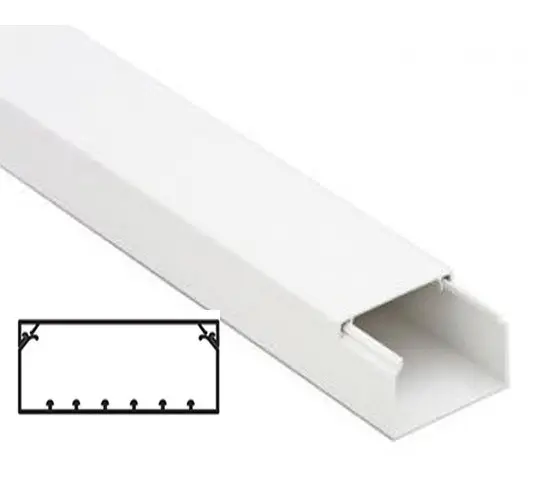Белый кабель-канал DKC 100x40 с направляющими In-Liner, 2м