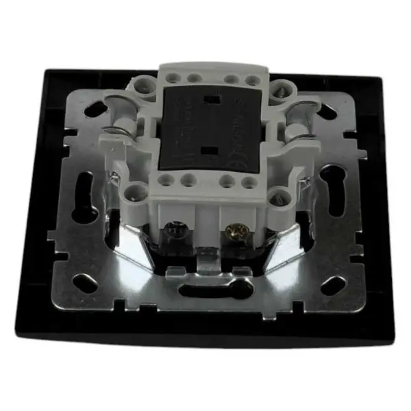 Выключатель Nilson Touran черный мат 1кл проходной ( 24381007 ) - фото №2