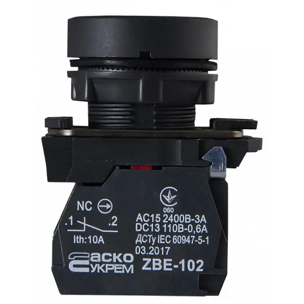 Кнопка "Старт" Аско-Укрем TB5-AA42 червона (A0140010146) - фото №4