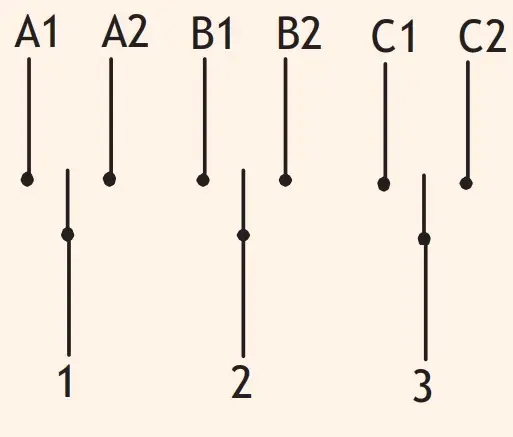 Кулачковий перемикач ETI 004773120 CS 16 53 U (3p «1-0-2» 16A) - фото №1