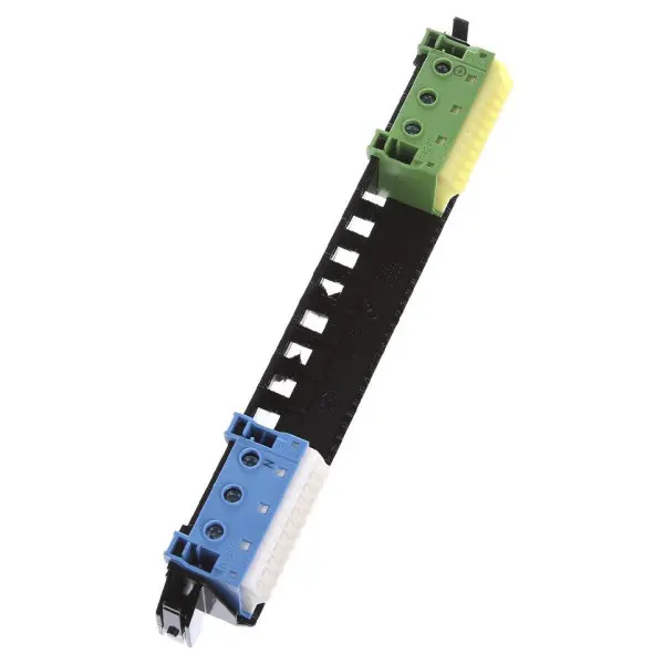 Шини (з утримувачем) РЕ та N Hager VZ461 для 1-рядних щитків Volta - фото №5