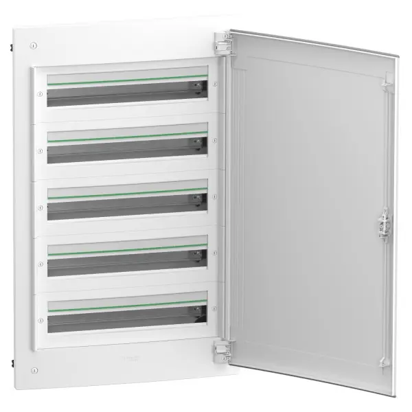 Встраиваемый щит Schneider Electric PrismaSeT XS LVSXN524 5 рядов 120М белые двери - фото №1