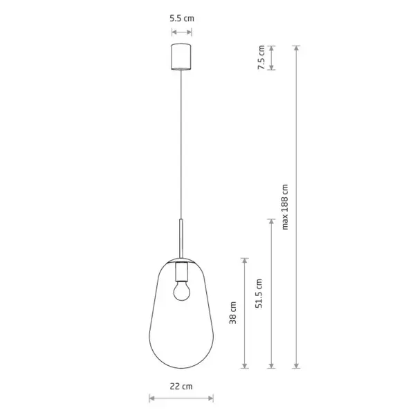 Подвесной светильник, люстра Nowodvorski 7798 Pear M E27 1x25W IP20 прозрачный - фото №3 Подвесной светильник, люстра Nowodvorski 7798 Pear M E27 1x25W IP20 прозрачный - фото №3