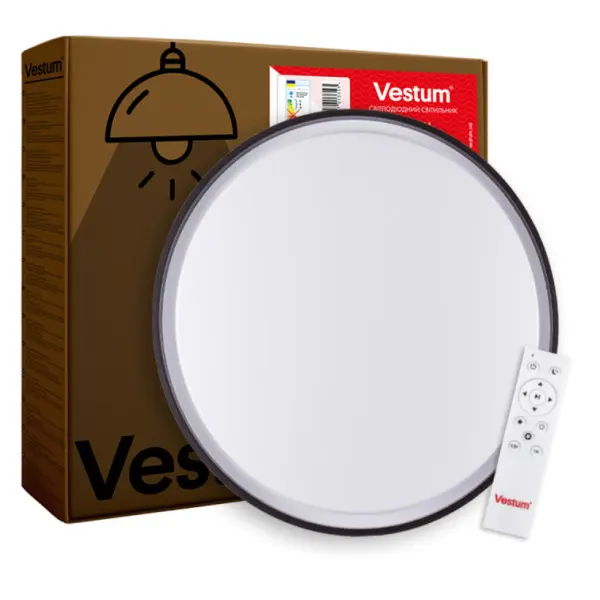 Матовий світильник Vestum ATLAS 80Вт 490x65мм 3000К-6500К