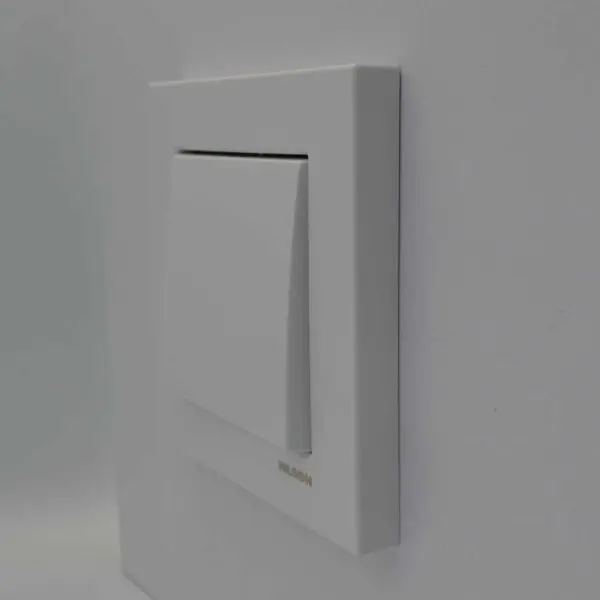 Вимикач Nilson Moda білий 1кл з підсвіткою ( 21112002 ) - фото №2