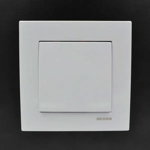Вимикач Nilson Moda білий 1кл з підсвіткою ( 21112002 ) - фото №4