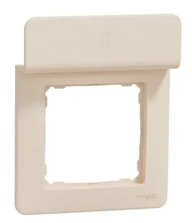Рамка Schneider Electric Sedna Design с подставкой для мобильного бежевая SDD312809