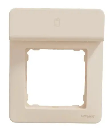 Рамка Schneider Electric Sedna Design с подставкой для мобильного бежевая SDD312809 - фото №4