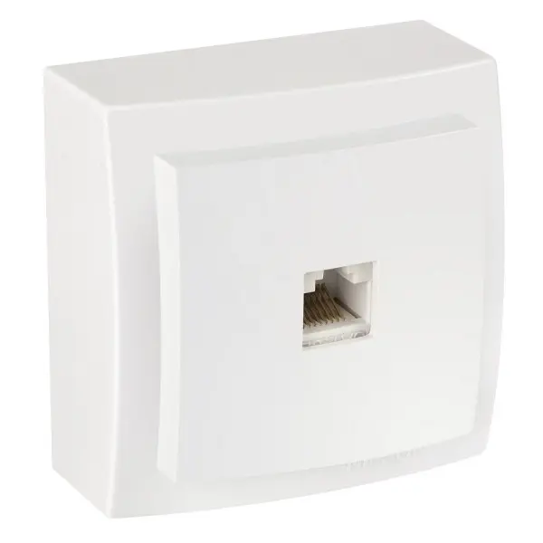 Розетка Nilson Themis біла комп'ютерна CAT5e RJ45 ( 26111044 )