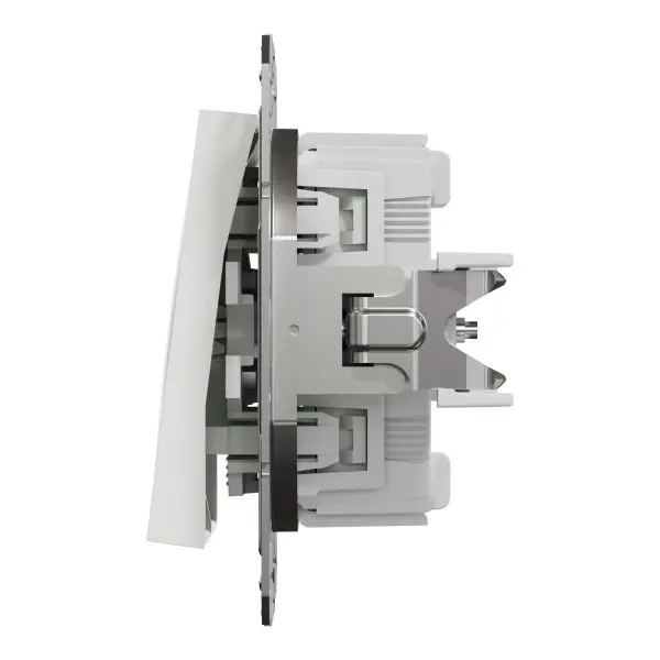 Перемикач двоклавішний Schneider Electric Asfora без рамки білий (EPH0670121) - фото №2