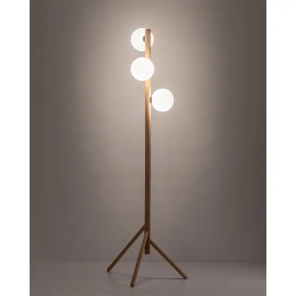 Торшер TK Lighting 5809 Estera G9 3x8W IP20 бежевый - фото №1 Торшер TK Lighting 5809 Estera G9 3x8W IP20 бежевый - фото №1