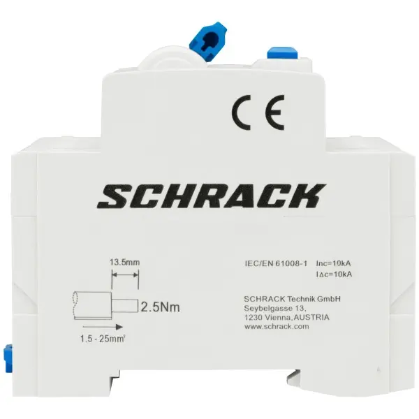 УЗО Schrack AR054103 10кА 40А 30мА 3P+N тип A - фото №4