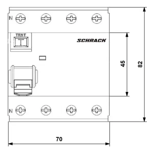 УЗО Schrack AR054103 10кА 40А 30мА 3P+N тип A - фото №8