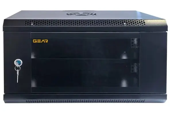 Серверный шкаф с полкой GEAR GWMSN-6U-600-600 6U 600x600мм - фото №1 Серверный шкаф с полкой GEAR GWMSN-6U-600-600 6U 600x600мм - фото №1