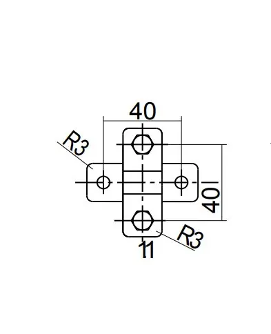 Універсальний тримач струмовідводу DKC ND2335ZC заввишки 50мм - фото №2