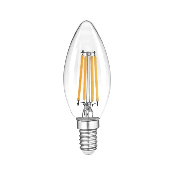 Лампа LED FILAMENT С37 6W E14 3000K VIOLUX ( 833033 )