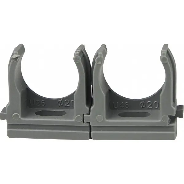 Кріплення для гофри Аско-Укрем 1254 Ø20мм (упаковка 50шт.) - фото №1