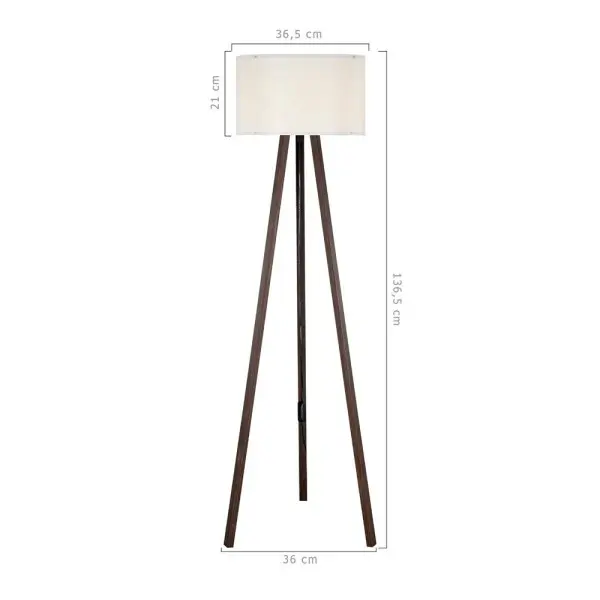 Торшер Zuma Line 5905316609648 Piko E27 1x20W IP20 коричневый - фото №3