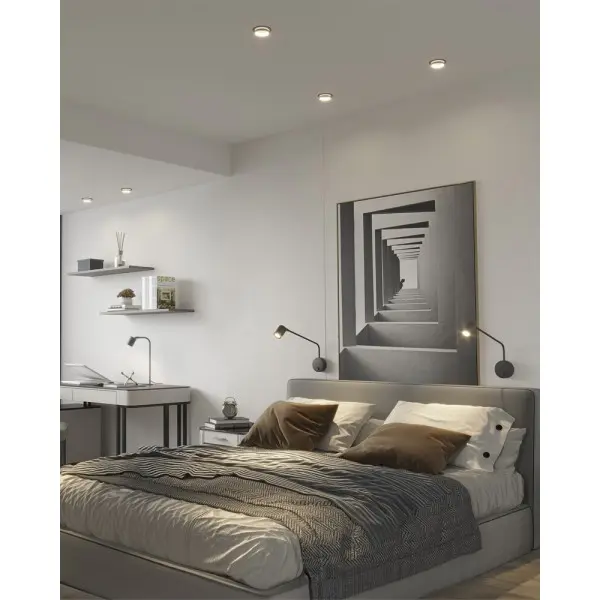 Бра, настенный светильник TK Lighting 11361 Nex GU10 1x10W IP20 черный - фото №1