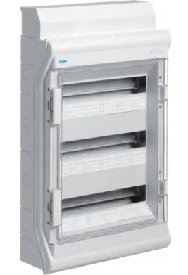 Щит накладний Vector VE318DN на 54 (60) модулів 3-рядний Hager