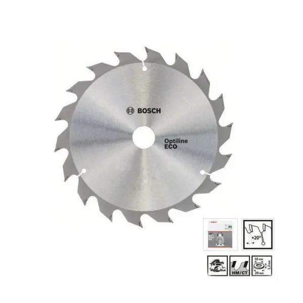 Пильний диск Bosch ECO WO 190x20/16мм 24T
