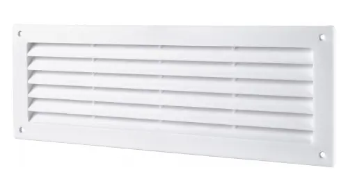 Решетка Домовент ДВ 350 белая 368х130