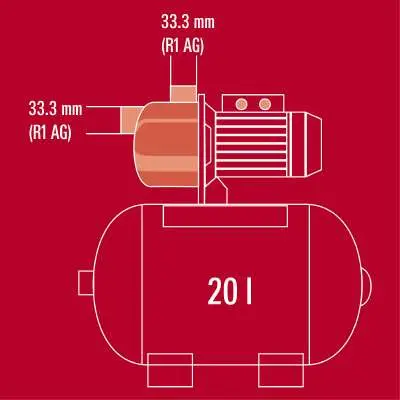 Насосная станция Einhell GC-WW 6538 (4173190) - фото №5