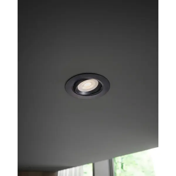 Точечный светильник Nordlux 84960003 Roar LED 1x7W 3000K 550Lm IP23 черный - фото №1