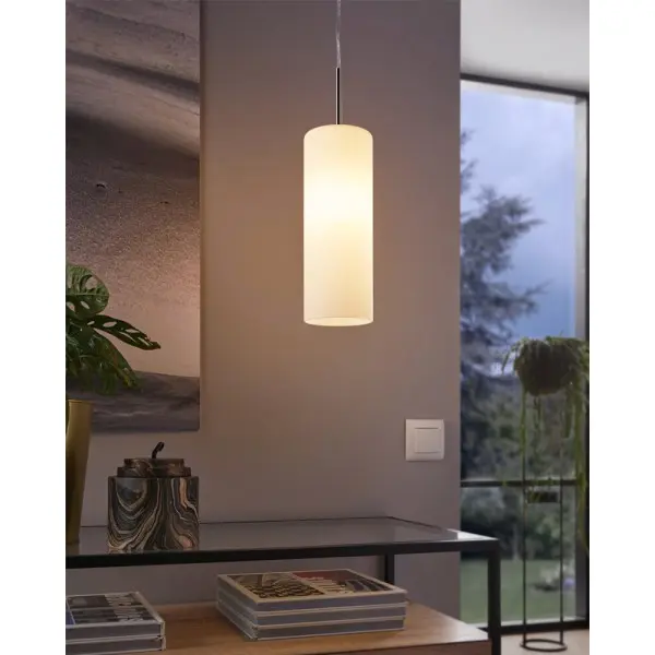 Подвесной светильник, люстра Eglo 85977 Troy E27 1x60W IP20 белый - фото №1