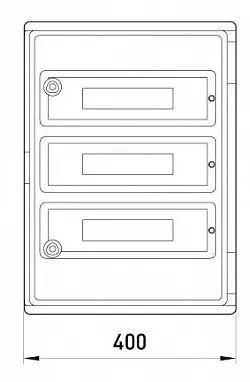 Шафа ударостійка e.plbox.400.500.175.54m.tr E.Next - фото №1