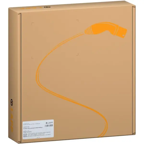 Зарядный кабель для электромобилей LAPP Helix 3-фазный Type2-Type2 20A 5м (5555935013) - фото №5