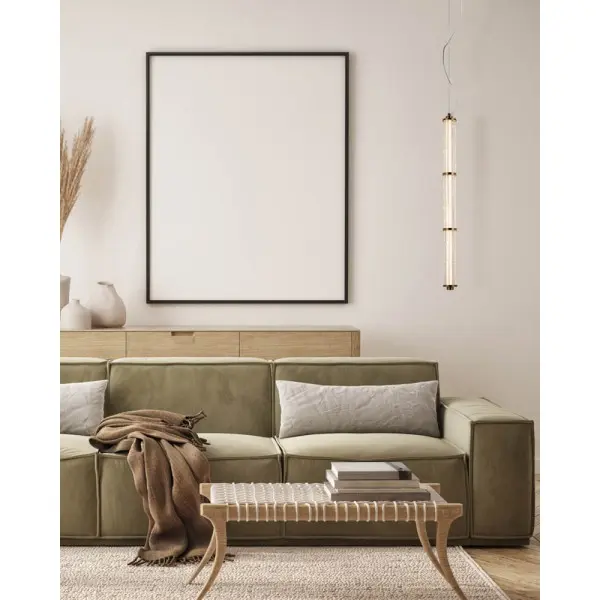 Подвесной светильник, люстра Italux PND-26384-3V-GD-CL Sanpo LED 3x9W 3000K 780Lm IP20 золотой - фото №1