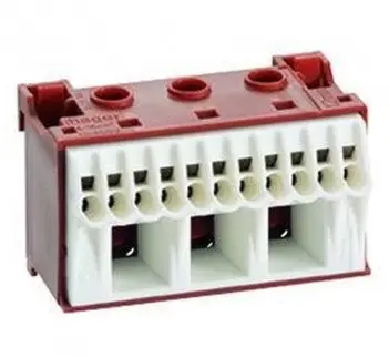 Блок фазних клем Hager KN14P 3x16мм2+11x4мм2