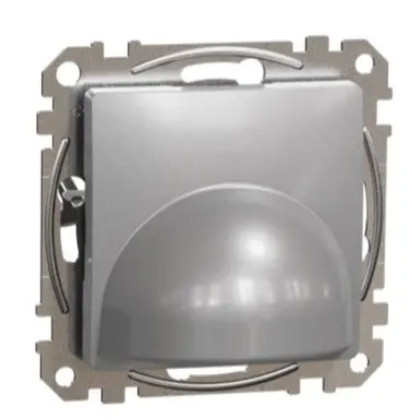 Накладка для вывода кабеля Schneider Electric Sedna Design & Elements алюминий SDD113903