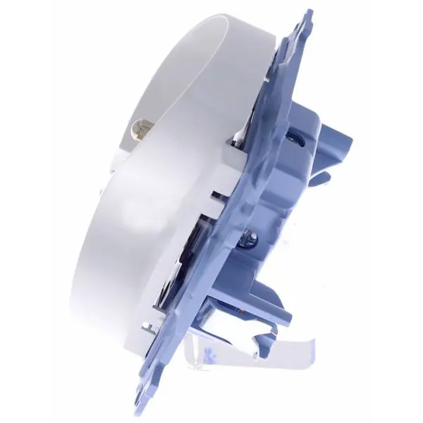 Подвійна розетка Kontakt Simon Simon 10 CGZ2M.01/11 із заземленням French (білий) - фото №1