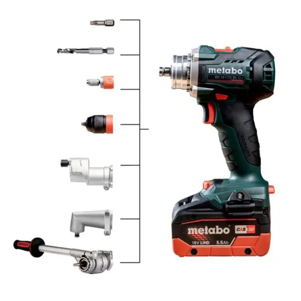 Акумуляторний дриль-шурупокрут Metabo BS 18 LTX BL Q I 18В 0-550/0-2000 об/хв 1,5-13мм (602359850) - фото №1 Акумуляторний дриль-шурупокрут Metabo BS 18 LTX BL Q I 18В 0-550/0-2000 об/хв 1,5-13мм (602359850) - фото №1