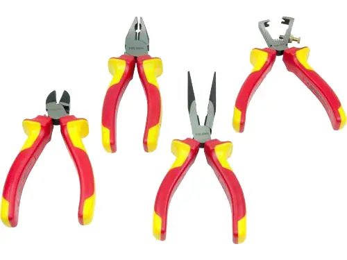 Набір діелектричних плоскогубців Tolsen (V83204) VDE (4шт) Premium - фото №2
